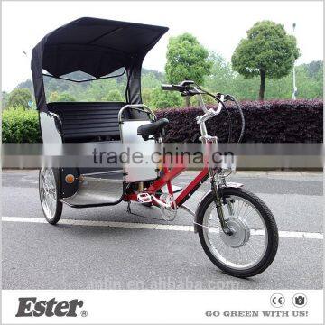 Taxi ESTER Pedicab with Shimano, Tektro brake, 8 FUN motor