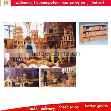 Wooden stock building preschool kids toys Wooden functional kids creative block toys