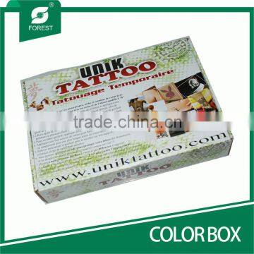 HIGH GRAPHIC FOLDING COLOR BOXES TATTOOS PACKAGING CARTONS photo-3
