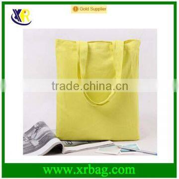 custom Cotton Solid Color Shopping Tote Carrying Bag