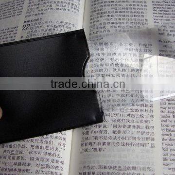 Card Magnifier With PVC Pouch/pocket Magnifier / Flat Fresnel Lens photo-5