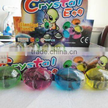 Factory supplier wholesale popular Crystal Egg crystal gift crystal ball dinosaur egg crystal slime toys