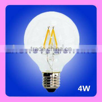 big outdoor globe shape dimmable G95/G30 LED filament bulb E27/B22D/E26
