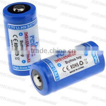 High power 3.7v 16340 650mAh FEYATE IMR battery 16340 battery