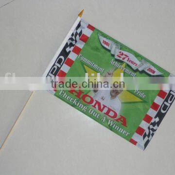 digital printing hand flag