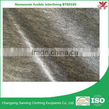 Nonwoven interlining BT8018S garment accessories of fusible interlining