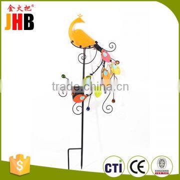 Good design acrylic decorative metal gsolar bird garden stakes