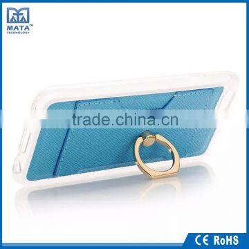 Fashional Finger Ring Design PU / PC Leather Stand Case for Iphone 6S photo-2