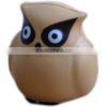 2014 wholesale Polyurethane PU foam stress Owl shape toy