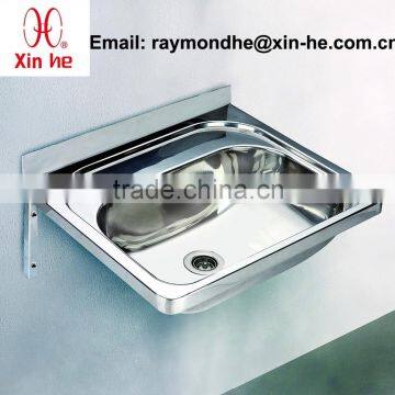 Australia Commercial Wall Hung Stainless Steel Hand Wash Basin Laundry Sink Tub