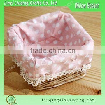 Wicker Baskets With Fabric Lining for Girl photo-4