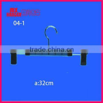 quality black transparent pant hanger, pant hangers,plastic pant hangers