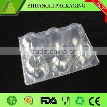 6 Packs Disposable Plastic PVC Egg Trays Transparent photo-3