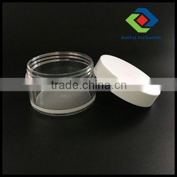 High clear cosmetic jar acrylic petg packing jar for cosmetic packaging