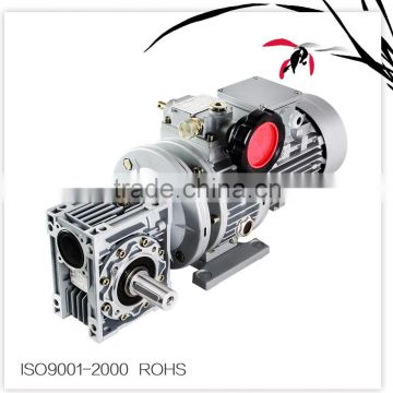 Combination of wj MB002-NMRV063 agriculture gearbox,planetary helical bevel gear gearbox, motor speed reducer reducers