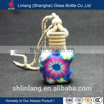 2ml air freshener car hanging glass bottle