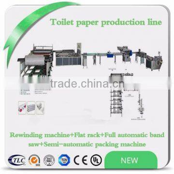 Small Production line Full Automatic Toilet tissue paper production line