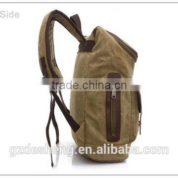 Vintage Backpack School Bookbag Canvas Shoulder Bag Satchel Rucksack Laptop Bag photo-2