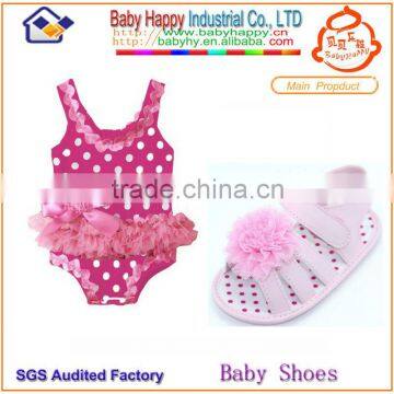 shabby flower girl baby shoes wholesale import from china