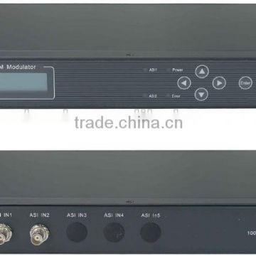 digital cable tv modulator (ASI IN,DVB-C RF out)