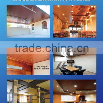 House Plans Building Material Interior Decorative Wall And Ceiling Design Pvc Wood Panel Laminated