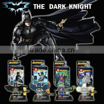 2014 Batman series eudactional plastic figure,Building block toys,batman figures