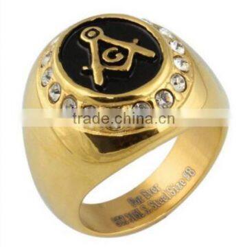 NEW gold masonic wedding rings wholesale