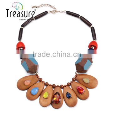 2015 latest wooden necklace designs, multicolor necklace, necklace for men and women