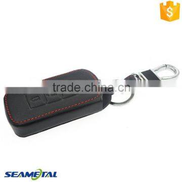 Car Leather Remote Key Cover Case 3 button Smart Accessories For Mitsubishi Lancer Outlander ASX Pajero