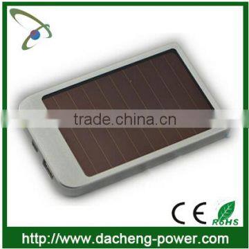 2600mAH portable solar mobile charger p2600 with Polymer cell inside