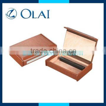 Elegant PU leather Cigar Case,Cigar Humidor Box