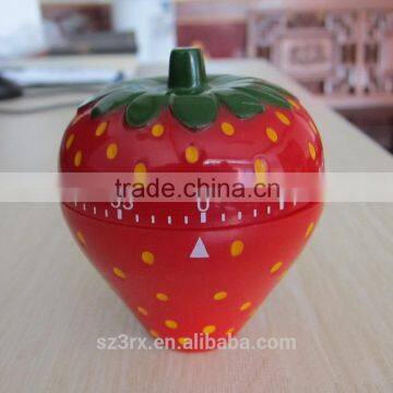 oem strawberry shape digital clock countdown timer/fruit shape digital timer clock