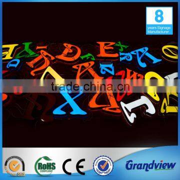 Face Lit Acrylic LED Channel Letter Sign Mini Led Channel Letters photo-2