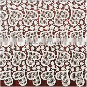 Polyester fabric water soluble chemical embroidery lace