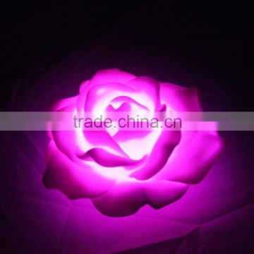 Pink Floating Battery Operated Wax LED flower