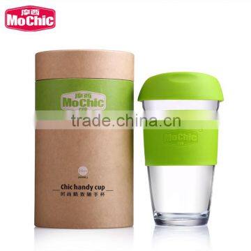 New Stylish BPA Free Reusable Stylish Handy Coffee Mug Mochic Tritan Plastic Tea Cup