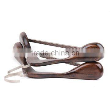 Wholesale High Quality Straight Wooden Hangers Widen Shoulder Hotel Hanger photo-2