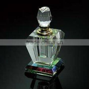 Fashion New Design Crystal Perfume Bottle Glass Fragrance Bottle