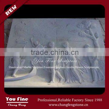 Outdoor wall decortive figure relief sculpture