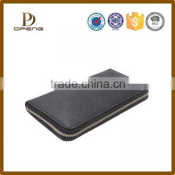 Wholesale custom consice genuine leather purse for women