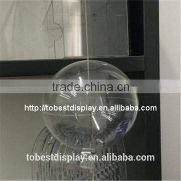 Decorative hanging clear plastic glass balls, indoor christmas glass hanging ball