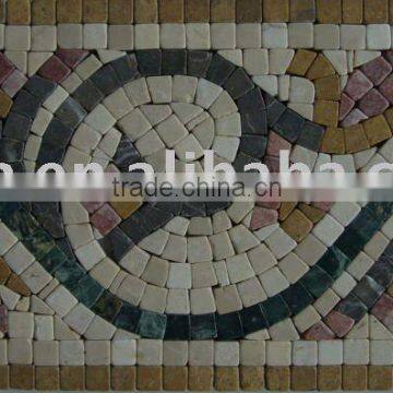 YFL115 Lava Mosaic Border line Art Marble Mosaic