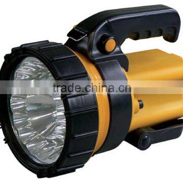 Portable factory selling LED spotlight with rechargeable