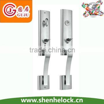 Zinc Alloy Interconnective Entrance Handle Lock photo-3