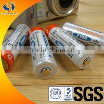 Metal Nickle hydride Rechargeable battery AA 2100mAh 1.2V