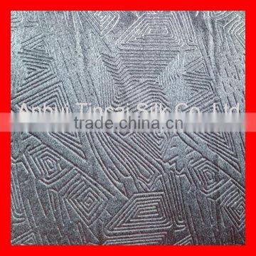 Poly Velour With Foam Bonded Embossed Car Seat Fabric