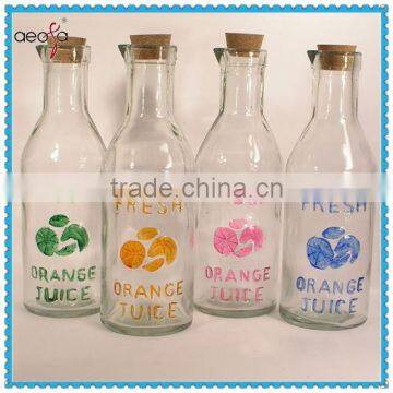 glass bottle with cork glass bottle manufacturers