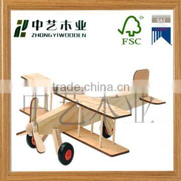 Made in China Cheap OEM Eco-friendly Handmade Educational Wooden Airplane Toys photo-6