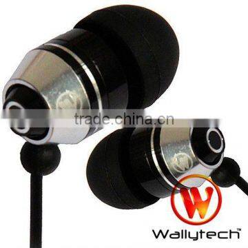 Stereo bluetooth headset metal earphones for ipod for apple WEA-106