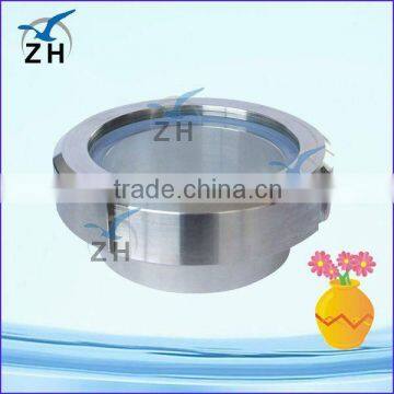 High quality mirror finish sanitary sight glass clamp end